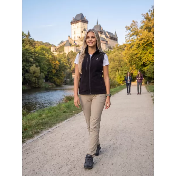  Ženski brezrokavnik iz flisa ALTISPORT ALW002525 ČRNA 
