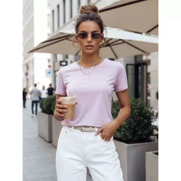  Ženska majica s kratkimi rokavi DSTREET RY2209 VIJOLIČNA 