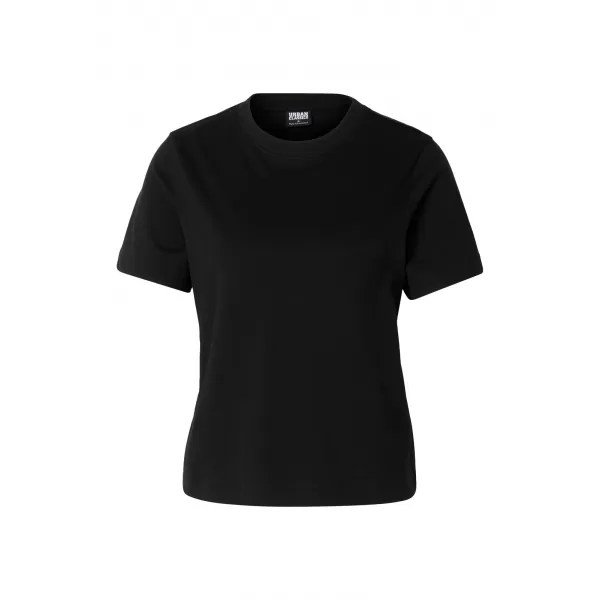  Ženska majica s kratkimi rokavi URBAN CLASSICS TB8574-00007 ČRNA 