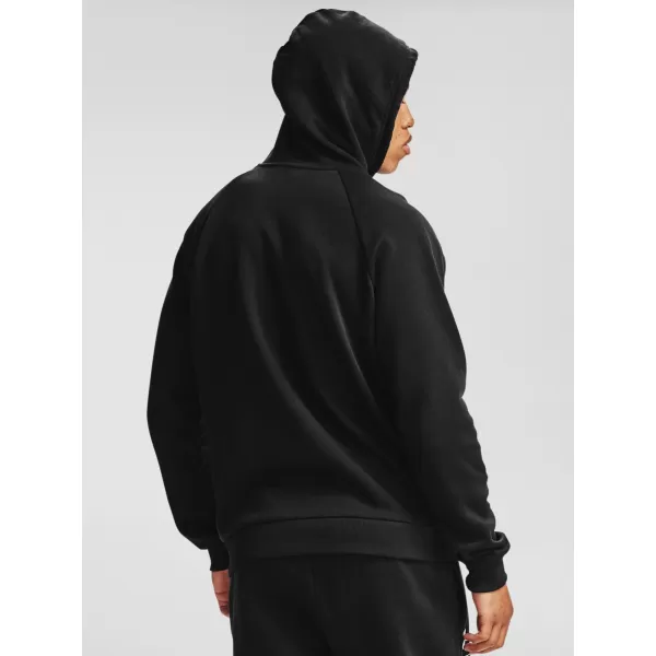  Moški pulover UNDER ARMOUR RIVAL FLEECE BOX LOGO HD 1357095-001 ČRNA 