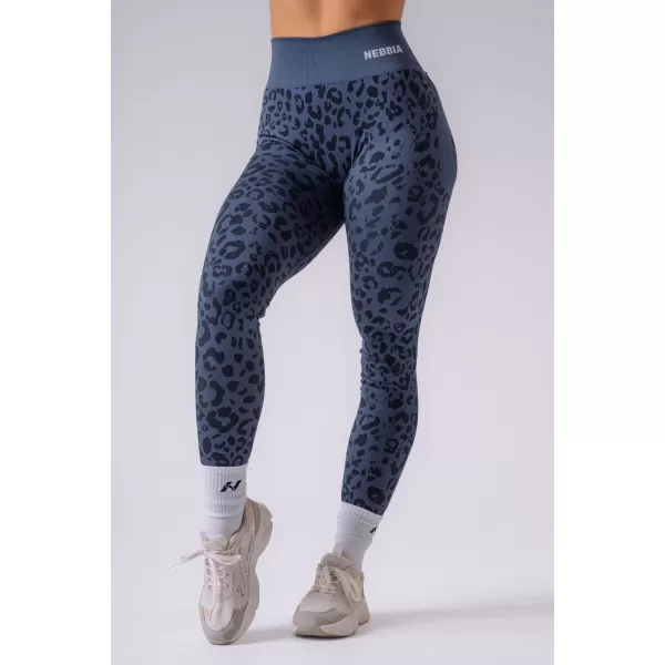  Ženske pajkice NEBBIA PRIMAL 849 TEMNO MODRI LEOPARD 