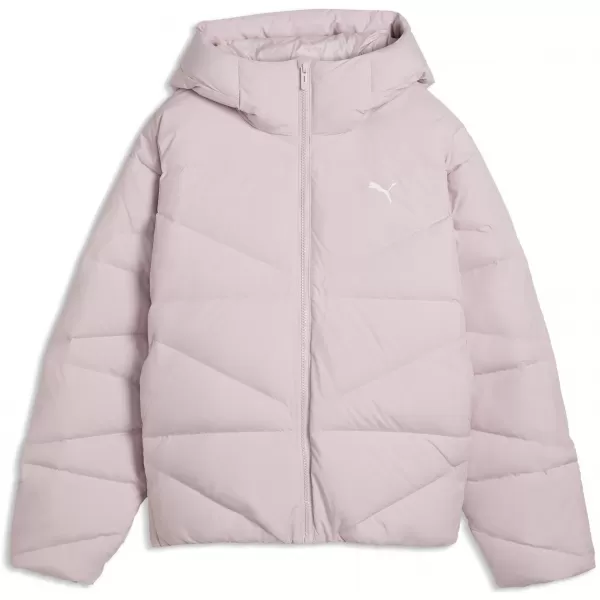  Ženski plašč PUMA HOODED DOWN PUFFER JACKET W 69458049 MEGLENO ROZA 
