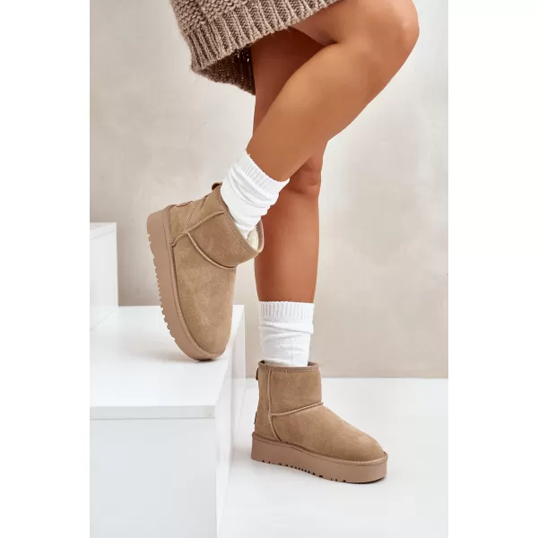  Ženski snežaki BOTO NN605 KAKI 