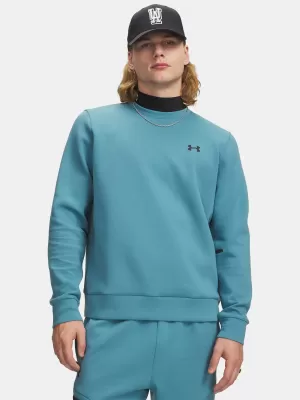 Moški pulover UNDER ARMOUR UNSTOPPABLE FLC CREW 1381688-466 MODRA
