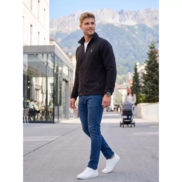 Moški pulover iz flisa ALTISPORT ALM002852 ČRNA IN SREBRNA 