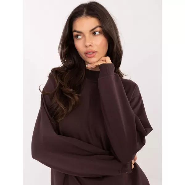  Ženski pulover BASIC FEEL GOOD RV-BL-5185.70P TEMNO RJAVA 