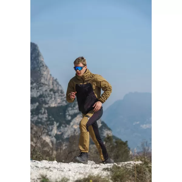  Moška nepremočljiva softshell jakna NORDBLANC EXPEDITIOUS NBSSM8323 RJAVA 