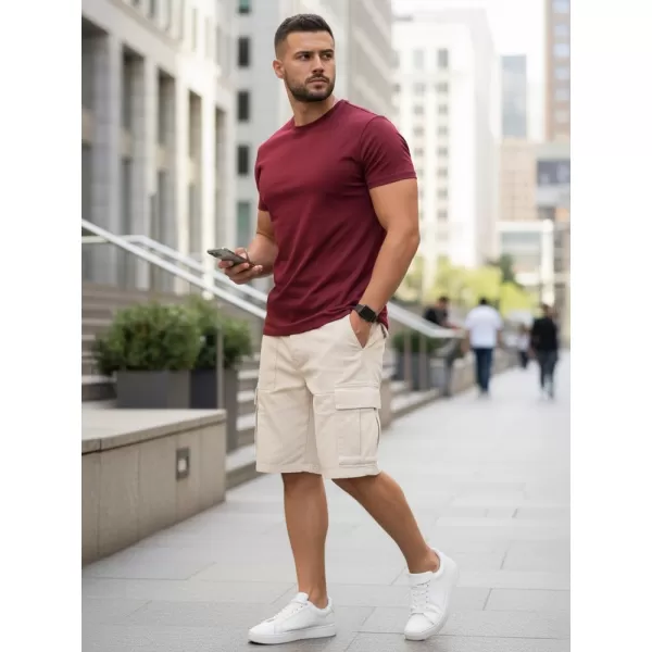  Moška majica s kratkimi rokavi DSTREET RX5677 KLARET 
