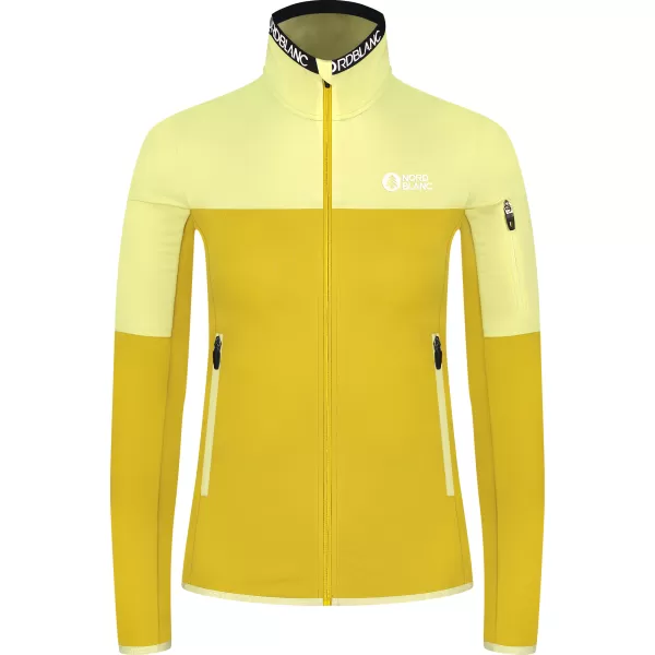  Ženski powerfleece pulover NORDBLANC IDOL NBSFL8337 JANTAR 