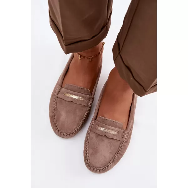  Ženski mokasini S.BARSKI LR61-7029 TEMNO RJAVA 
