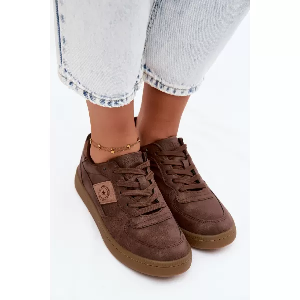 Ženske superge BIG STAR SHOES UU274017 RJAVA/BEŽ 