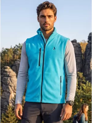 Moški brezrokavnik iz flisa ALTISPORT ALM002525 TURKIZNA