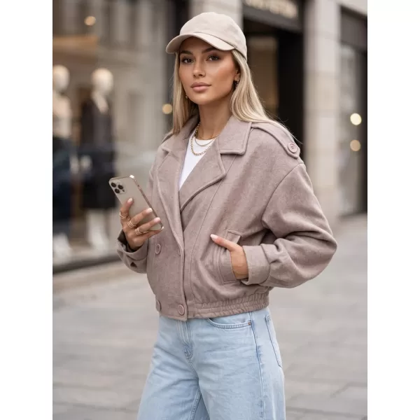  Ženski plašč DSTREET TY6025 BEŽ 