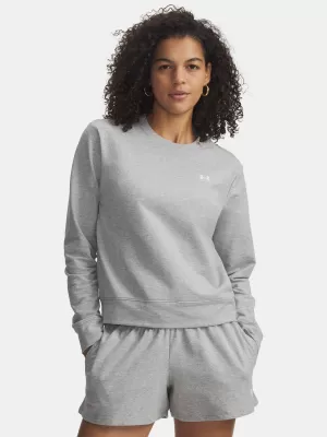 Ženski pulover UNDER ARMOUR SPORT TERRY CREW 6011016-011 SIVA