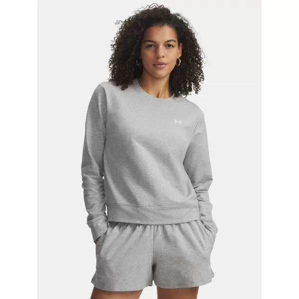  Ženski pulover UNDER ARMOUR SPORT TERRY CREW 6011016-011 SIVA 