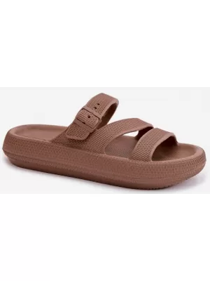 Ženski copati BIG STAR SHOES 42155-19 RJAVA/BEŽ