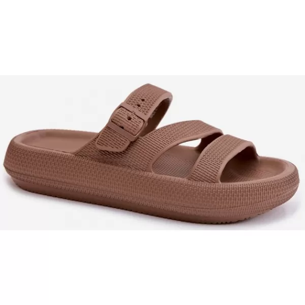  Ženski copati BIG STAR SHOES 42155-19 RJAVA/BEŽ 