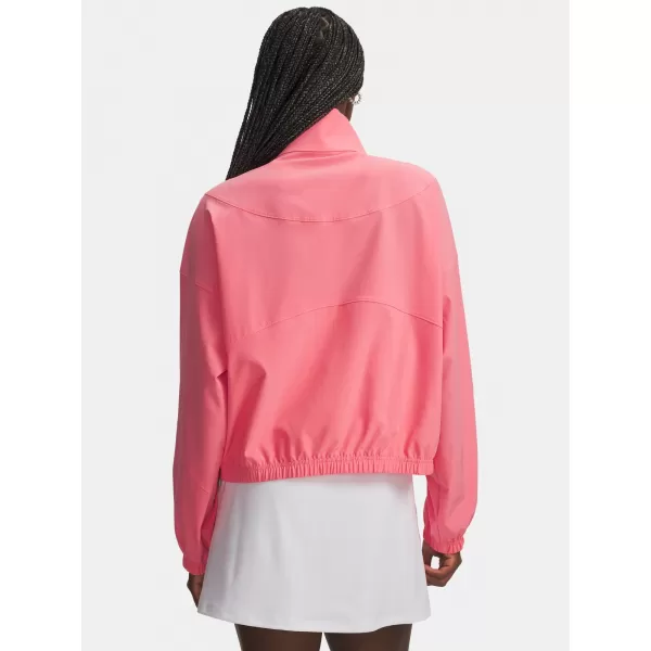  Ženska jakna UNDER ARMOUR RIVAL WOVEN JACKET 1389631-600 ROZA 