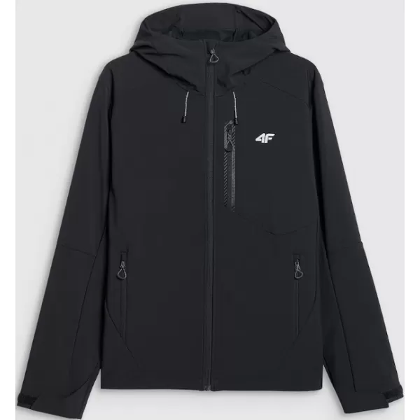  Moška softshell jakna 4F RAW25TSOFM506 GLOBOKO ČRNA 
