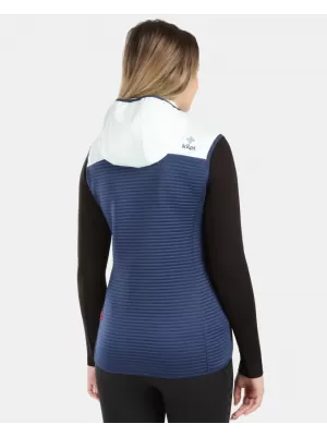 Ženski softshell telovnik KILPI ENIA-W 1L0115KI TEMNO MODRA