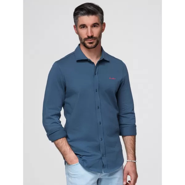  Moška srajca OMBRE K697 DENIM 