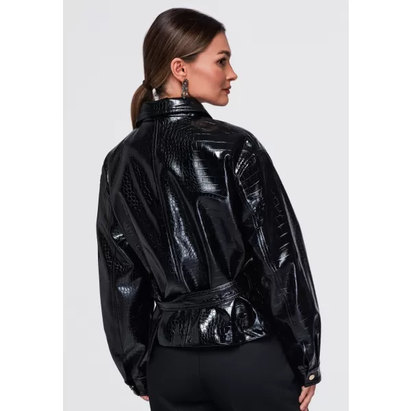 Ženska jakna OMBRE OW-JAFL-0141 ČRNA 