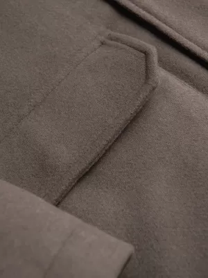 Moška parka OMBRE OM-COWC-0161 PEPELNATO SIVA