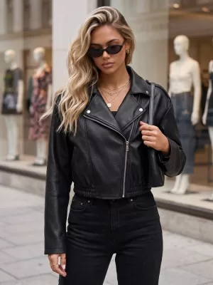 Ženska jakna DSTREET TY6031 ČRNA