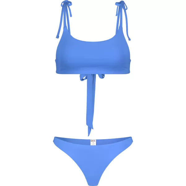  Ženski spodnji del bikinija NORDBLANC GLITZ NBSSS8240 MODRA 