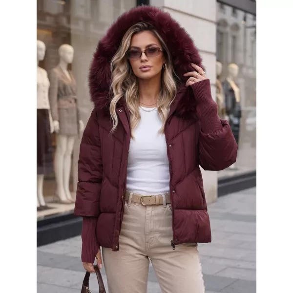  Ženska jakna DSTREET TY5742 BORDO 