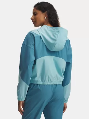 Ženska jakna UNDER ARMOUR RIVAL WOVEN JKT HD 6004849-425 MODRA