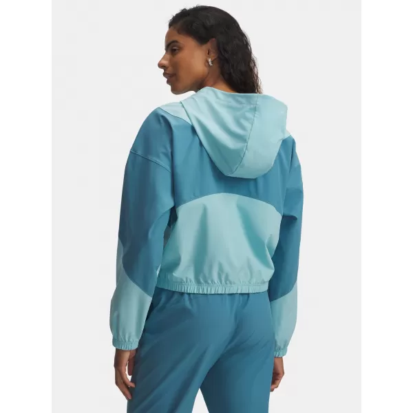  Ženska jakna UNDER ARMOUR RIVAL WOVEN JKT HD 6004849-425 MODRA 