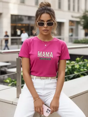 Ženska majica s kratkimi rokavi DSTREET NX5031RY ROZA