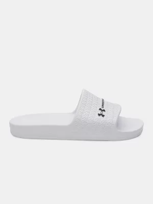 Ženski copati UNDER ARMOUR W ARMR SLIDE LITE 6007533-100 BELA