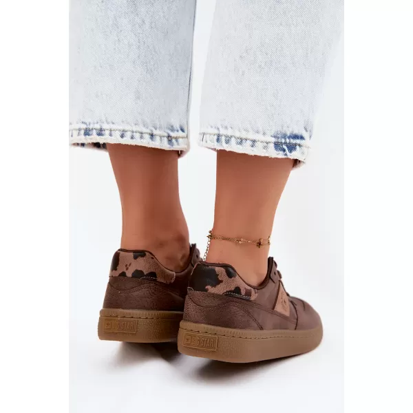  Ženske superge BIG STAR SHOES UU274017 RJAVA/BEŽ 