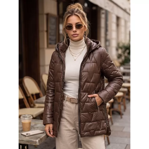  Ženska jakna DSTREET TY5796 RJAVA 