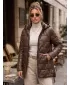 Ženska jakna DSTREET TY5796 RJAVA