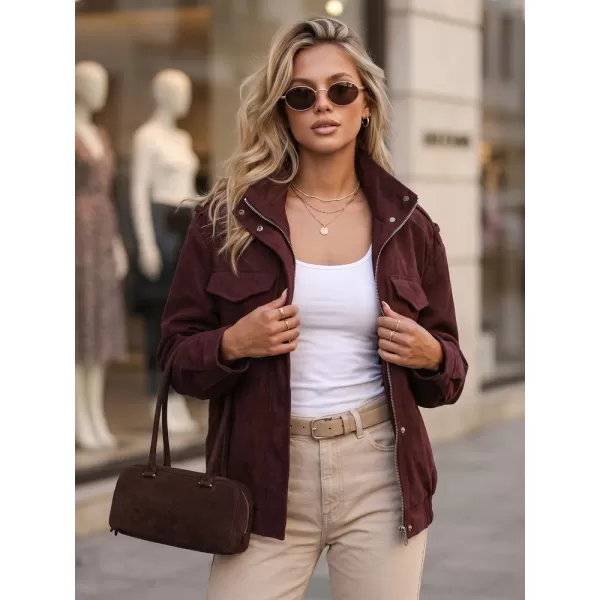 Ženska jakna DSTREET TY5915 BORDO 