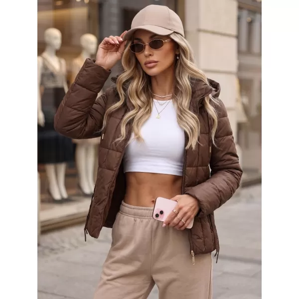  Ženska jakna DSTREET TY5861 RJAVA 