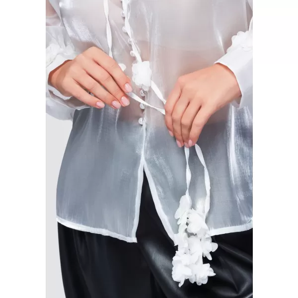  Ženska bluza OMBRE OW-TS-E0086 BELA 