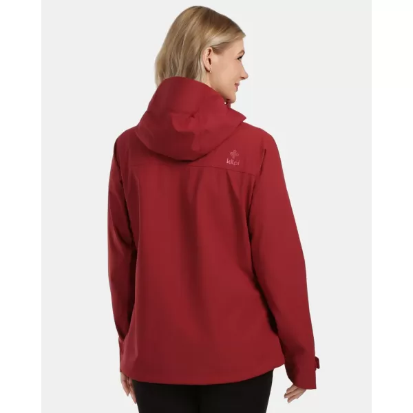 Ženska hardshell jakna KILPI MONTANA-W 1L0102KI TEMNO RDEČA 
