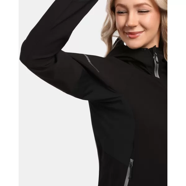  Ženska softshell jakna KILPI BALEO-W 1L0114KI ČRNA 