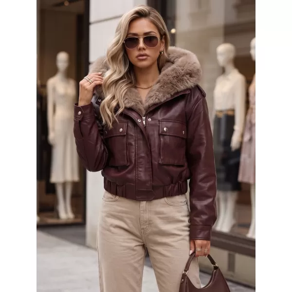  Ženska jakna DSTREET TY5977 BORDO 