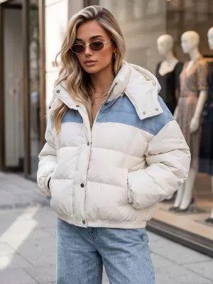 Ženska jakna DSTREET TY6086 EKRU