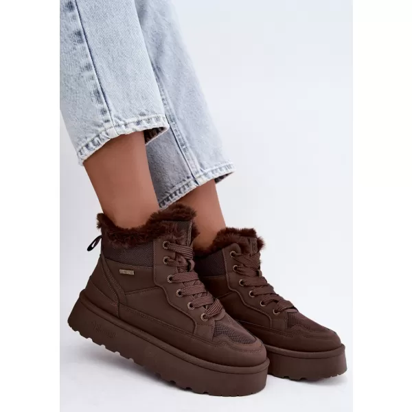  Ženski čevlji BIG STAR SHOES UU274168 RJAVE/BEŽ SENCE 