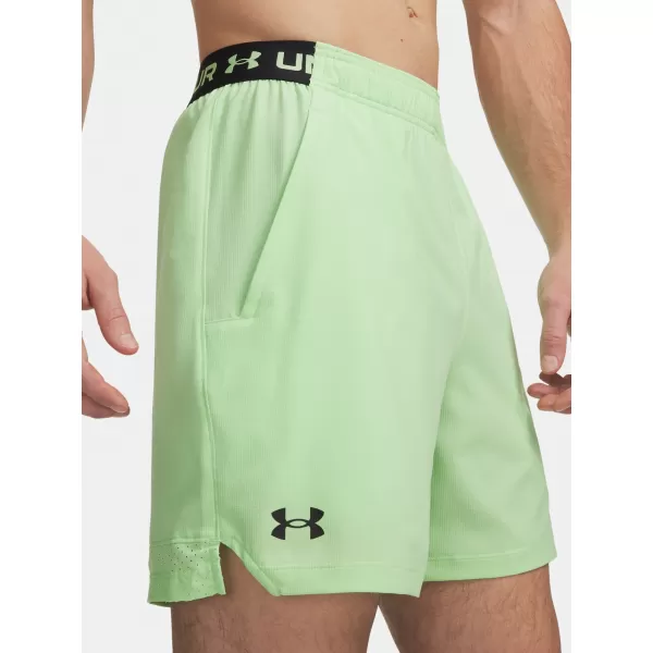  Moške kratke hlače UNDER ARMOUR UA VANISH WOVEN 6IN SHORTS 1373718-712 ZELENA 