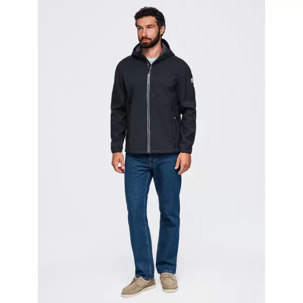  Moška softshell jakna OMBRE OM-JANP-0292 ČRNA 