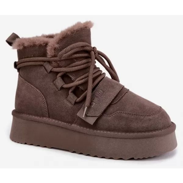  Ženski čevlji BIG STAR SHOES UU274315 RJAVE/BEŽ SENCE 
