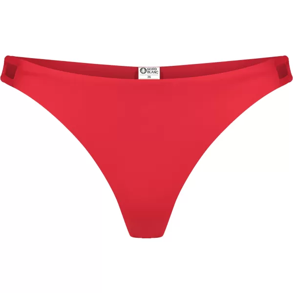  Ženski spodnji del bikinija NORDBLANC TWINKLE NBSSS8242 RDEČA 