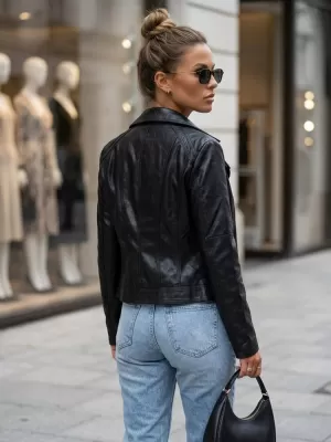 Ženska jakna DSTREET TY5730 ČRNA
